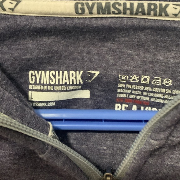 🌻 Gymshark large grey zip up hoodie - Picture 2 of 4